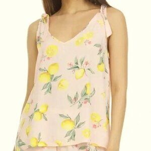 5/$25‎ Flora by Flora Nikrooz strappy lightweight pullover cami lemon tank top